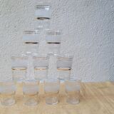 10 granite glasses 50's