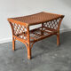 Table basse en rotin – années 1960/70