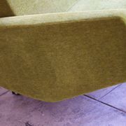 Set de salon canapé - 2 fauteuils design 1960 par Paul Geoffroy Troika Airborne