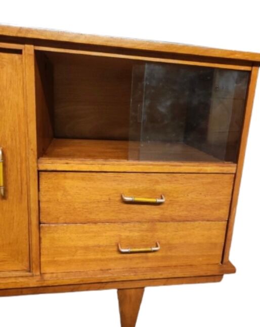 Vintage solid wood sideboard from the 60s