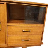 Vintage solid wood sideboard from the 60s