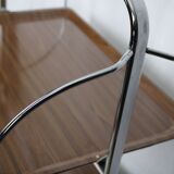 Desserte pliable marron