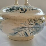 Old earthenware soup tureen