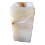 Rectangular alabaster vase