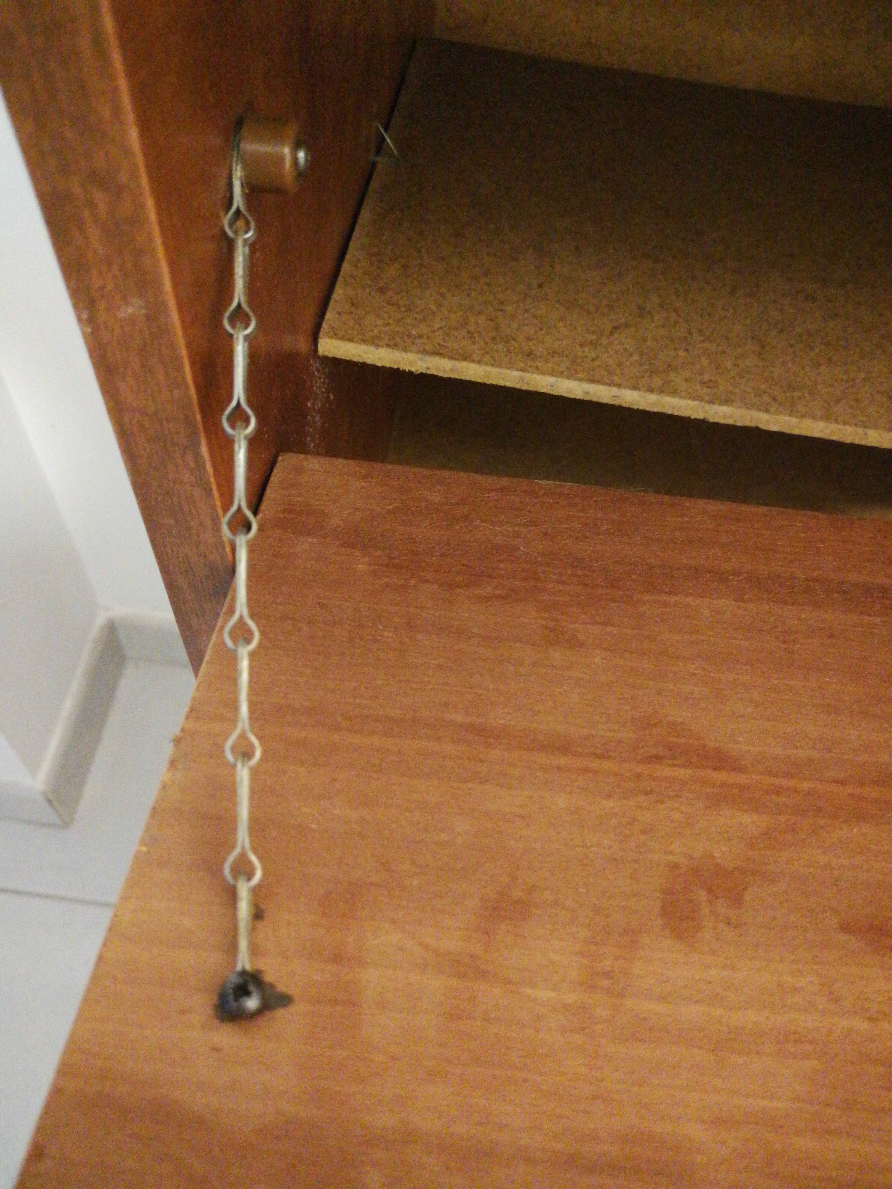 Vintage shoe cabinet