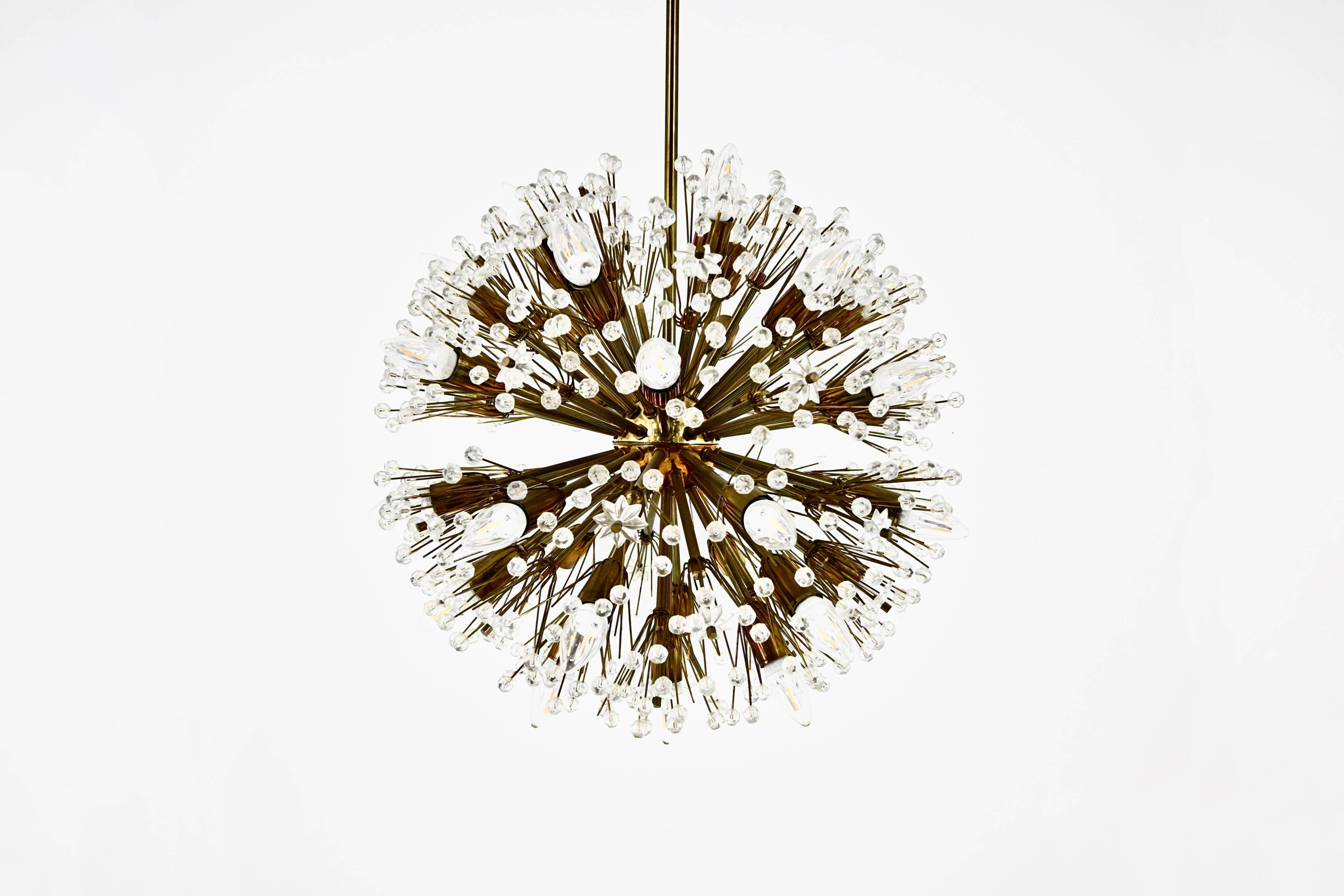 Chandelier by Emil Stejnar for Rupert Nikoll, 1950s