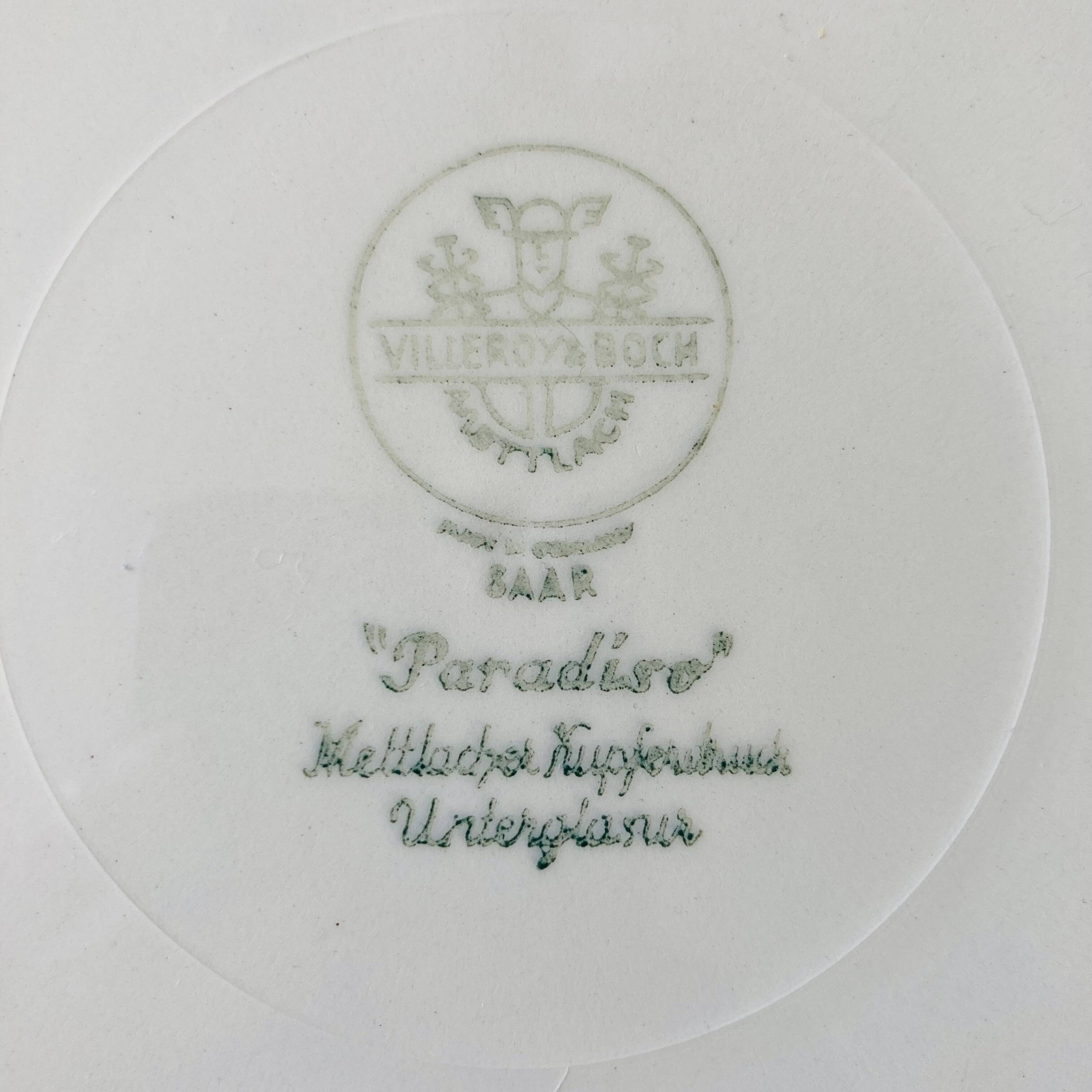 Paradiso 12 dinner plates Villeroy Boch