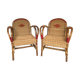 Pair of rattan chairs