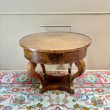 Guéridon, Table De Salon En Acajou D’époque Empire XIX Eme Siècle