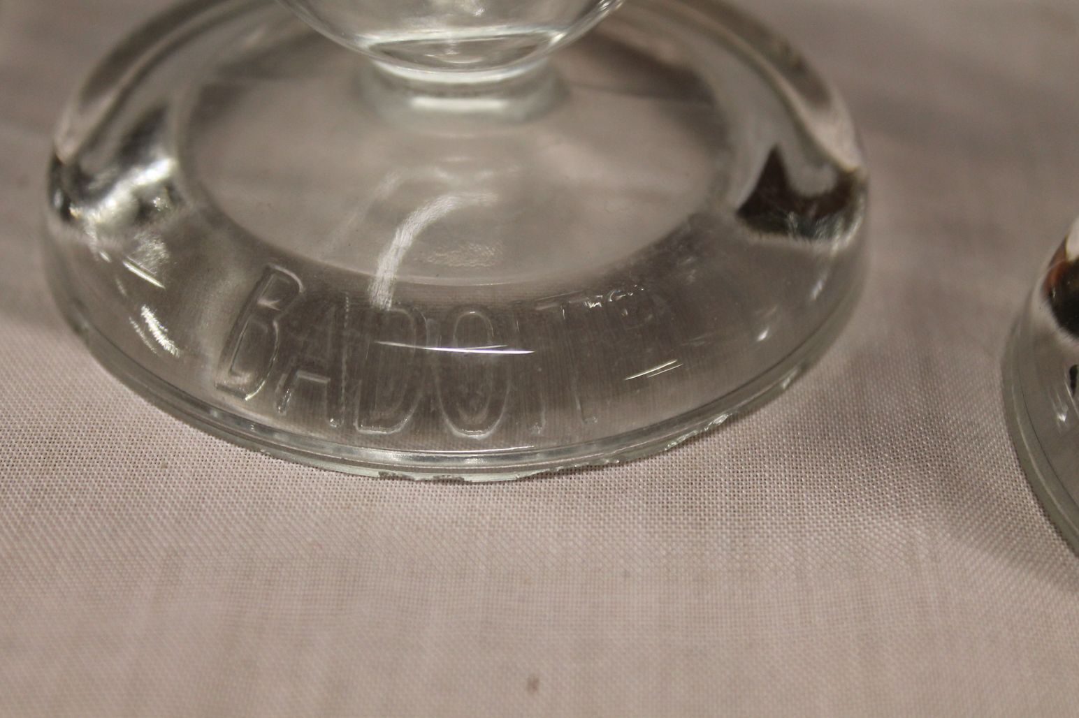 Set of 4 glasses Badoit Christophe Pillet