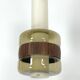 Mid-Century Harvey Guzzini pendant from 1960s. Labeled.