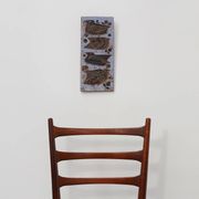 Mid‑Century Ceramic Wall Panel with Stylized Birds by Amphora, Belgium, ca.
