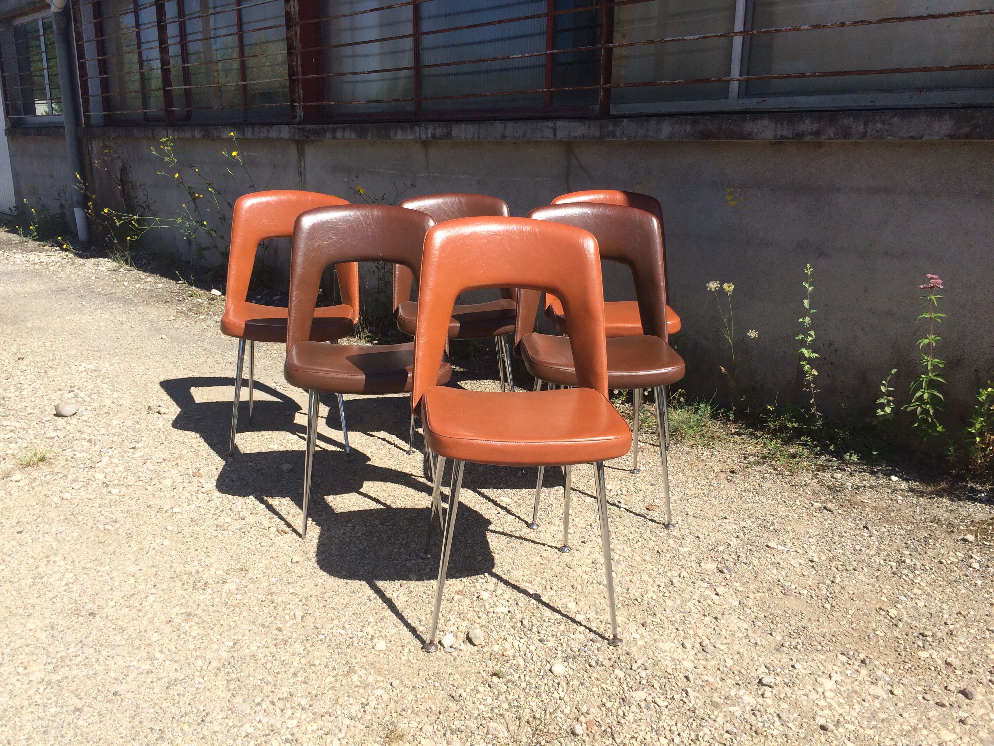 50s conference chairs, set of 6