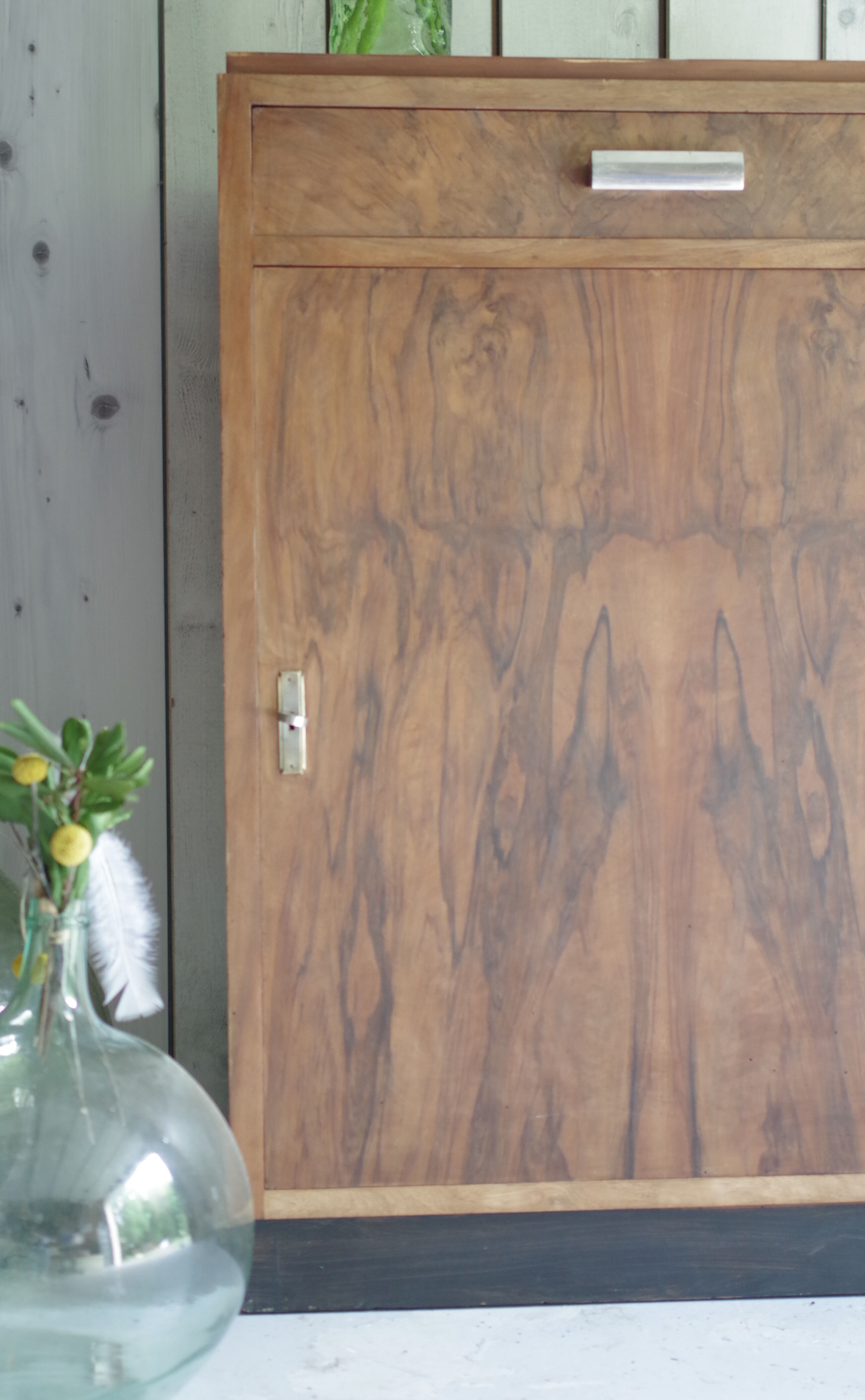 Art Deco high chest of drawers