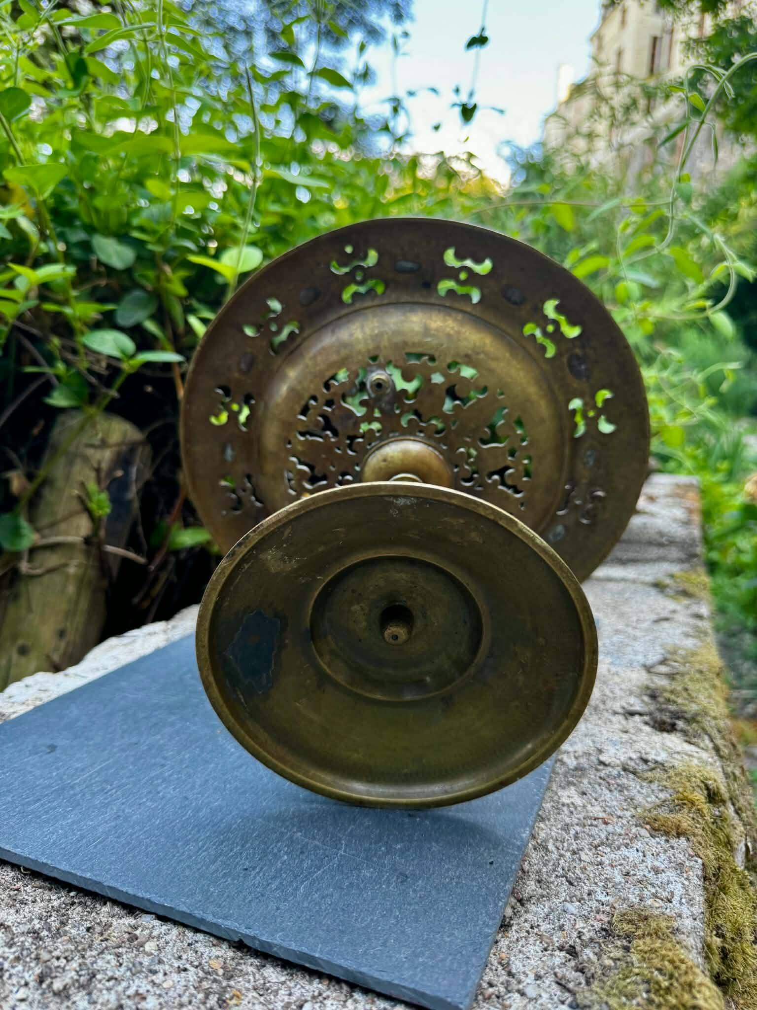 Grande coupe à fruits en bronze XIXe siècle