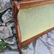Mahogany empire bed with gooseneck 140x190