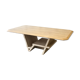 Table en travertin rectangle