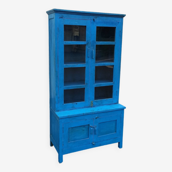 Blue wooden dresser