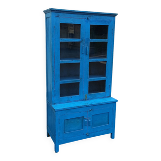 Blue wooden dresser