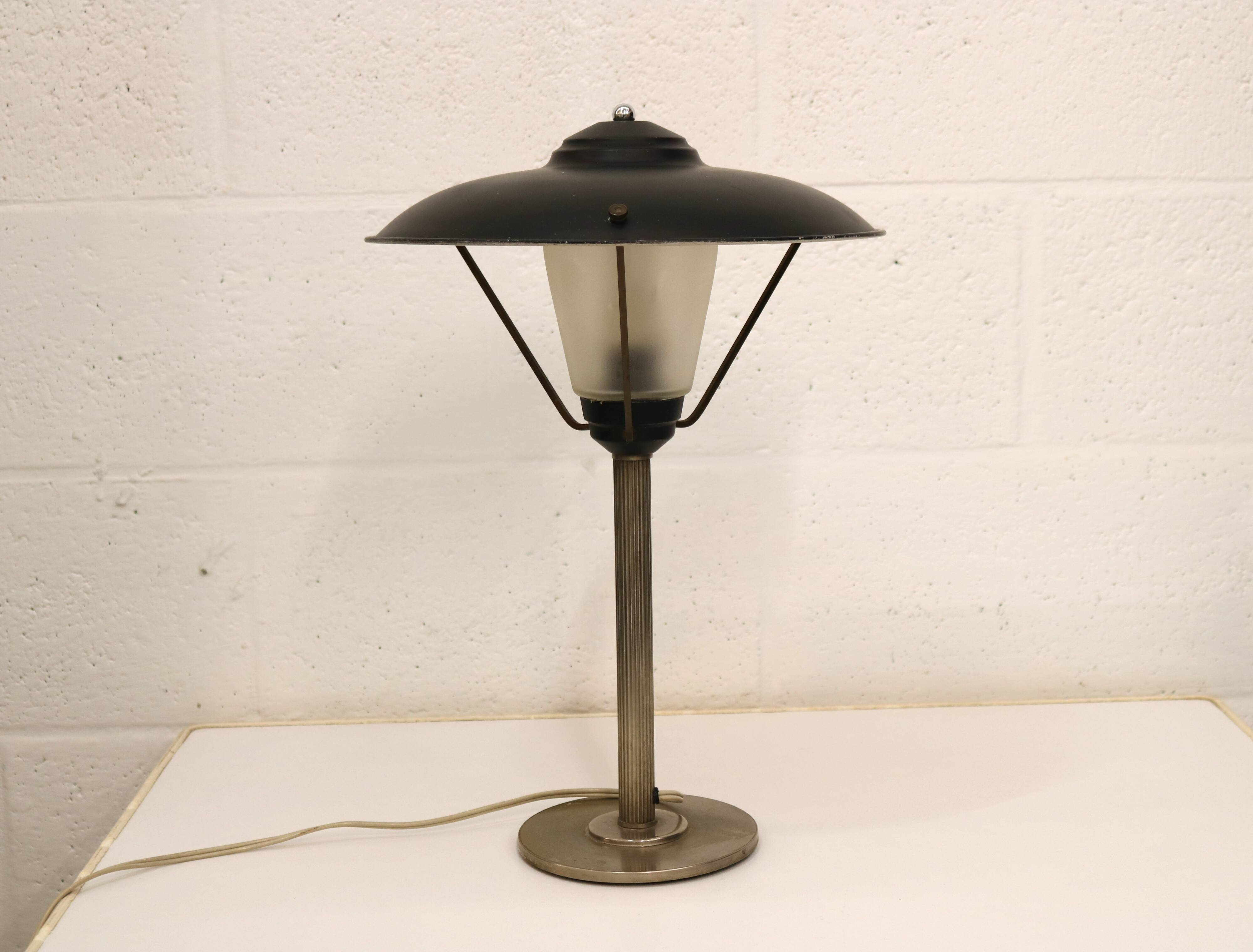A striking modernist table lamp dating from the 1950s.