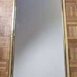 Miroir psyché en laiton martelé, artisanat marocain