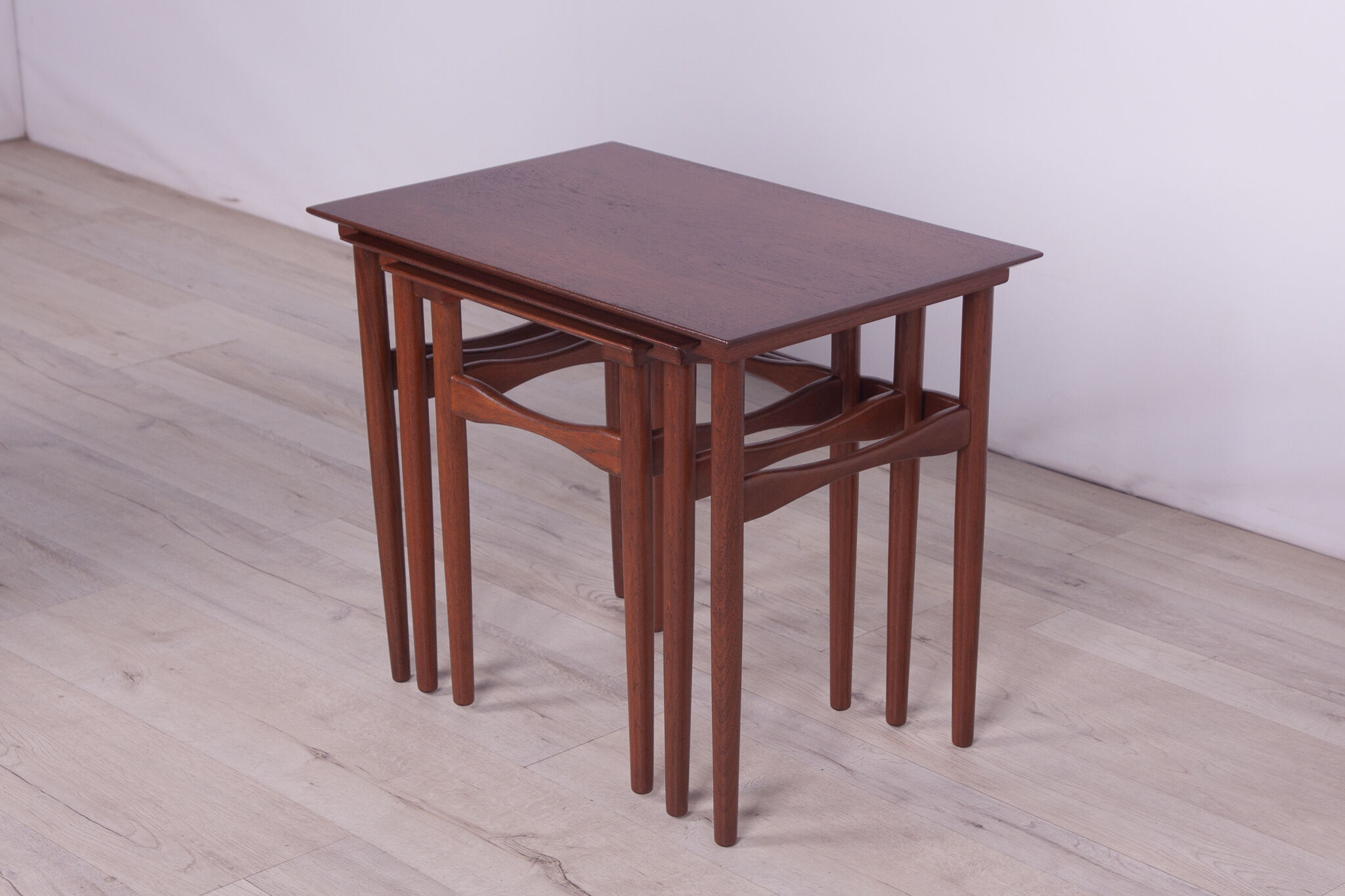 Danish nesting tables by Poul Hundevad for Fabian, 1960s, Set of 3