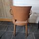 Bridge armchair in skai from the 60s