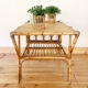 Rattan coffee table from the 50s