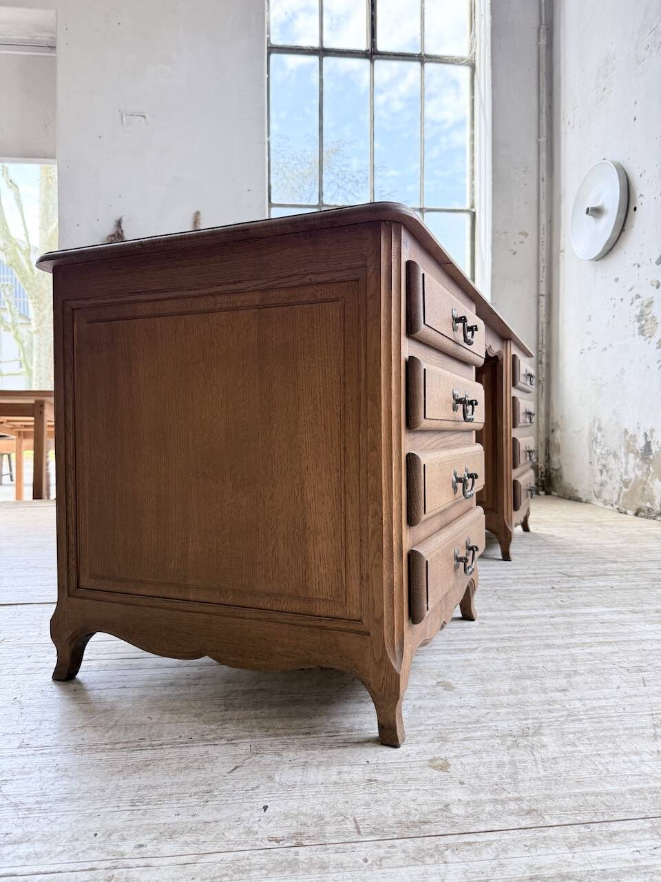 Oak desk or counter 1960