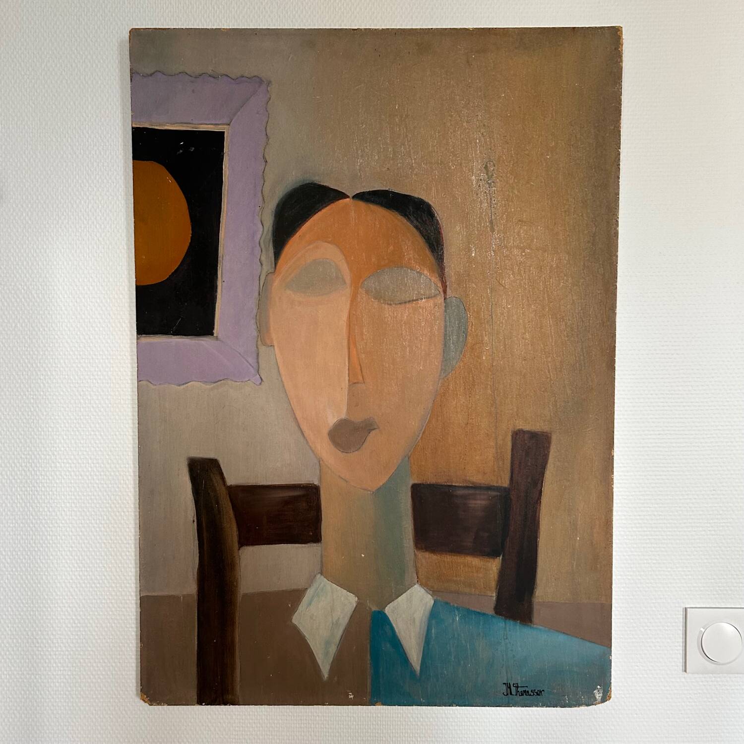 Contemporary portrait painting of a woman