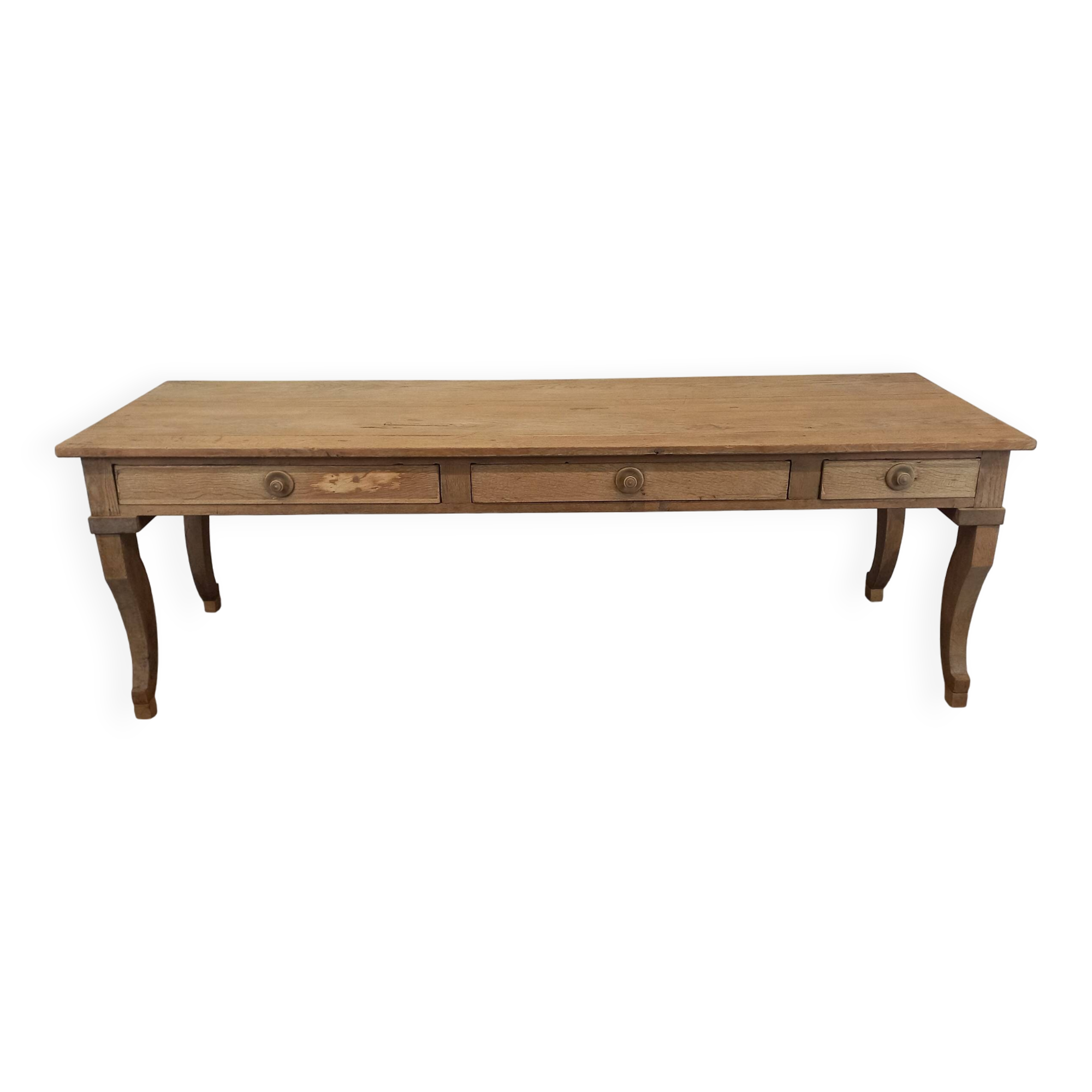 Oak farmhouse table