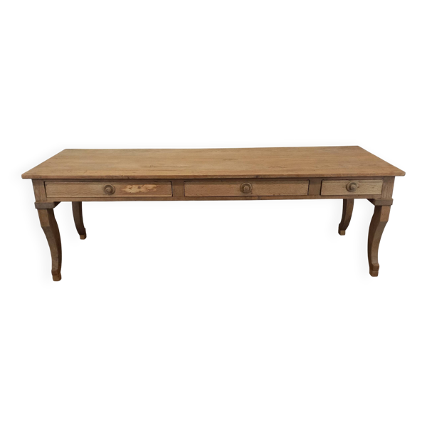 Table de ferme en chêne
