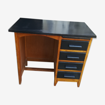 Bureau en chêne, années 50