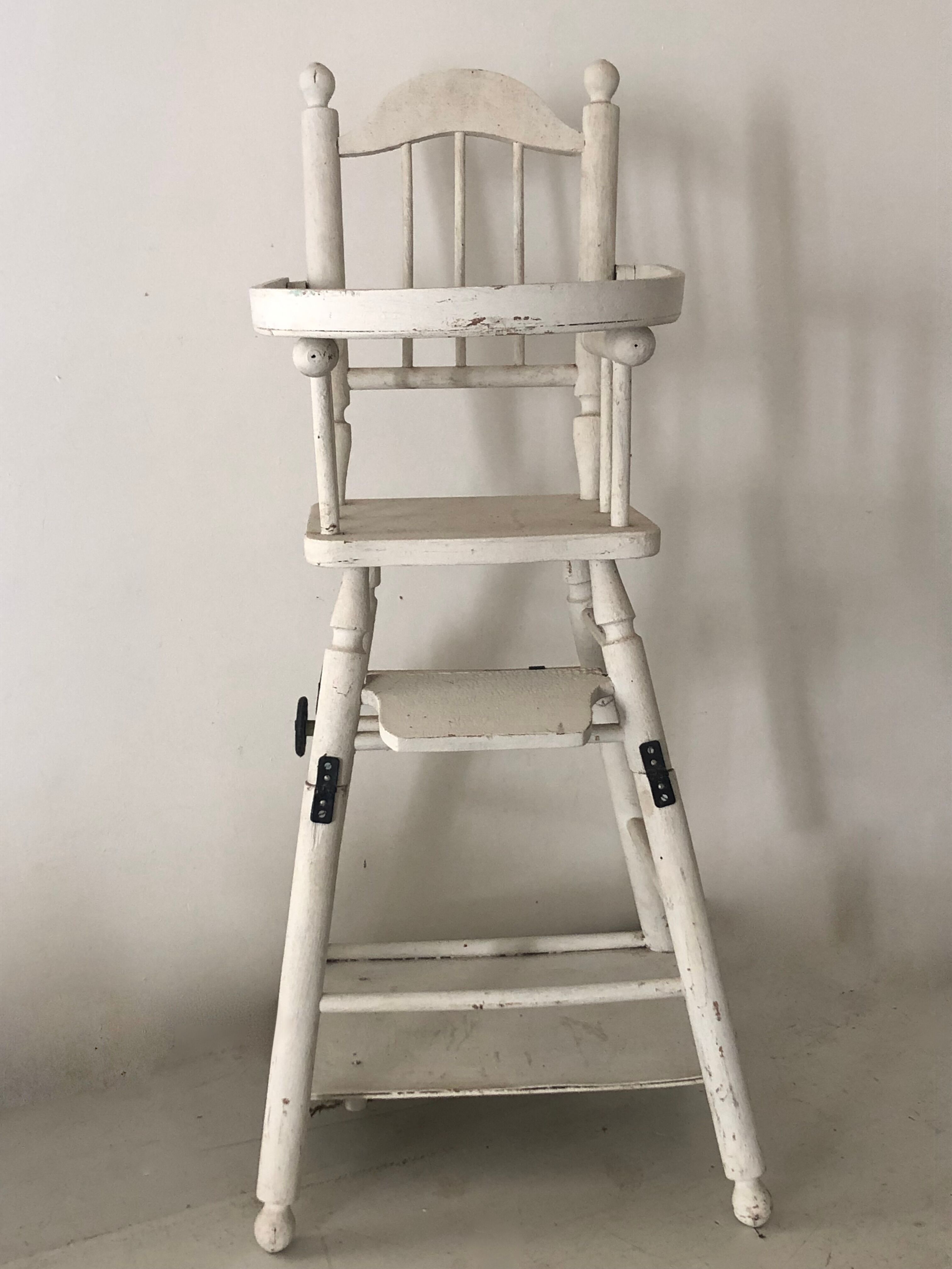 Antique toy - doll high chair