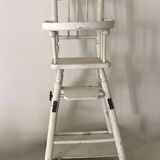 Antique toy - doll high chair
