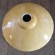 Yellow enameled ceramic lampshade (real color brighter than in photos)