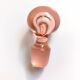 Vintage pink glass bottle