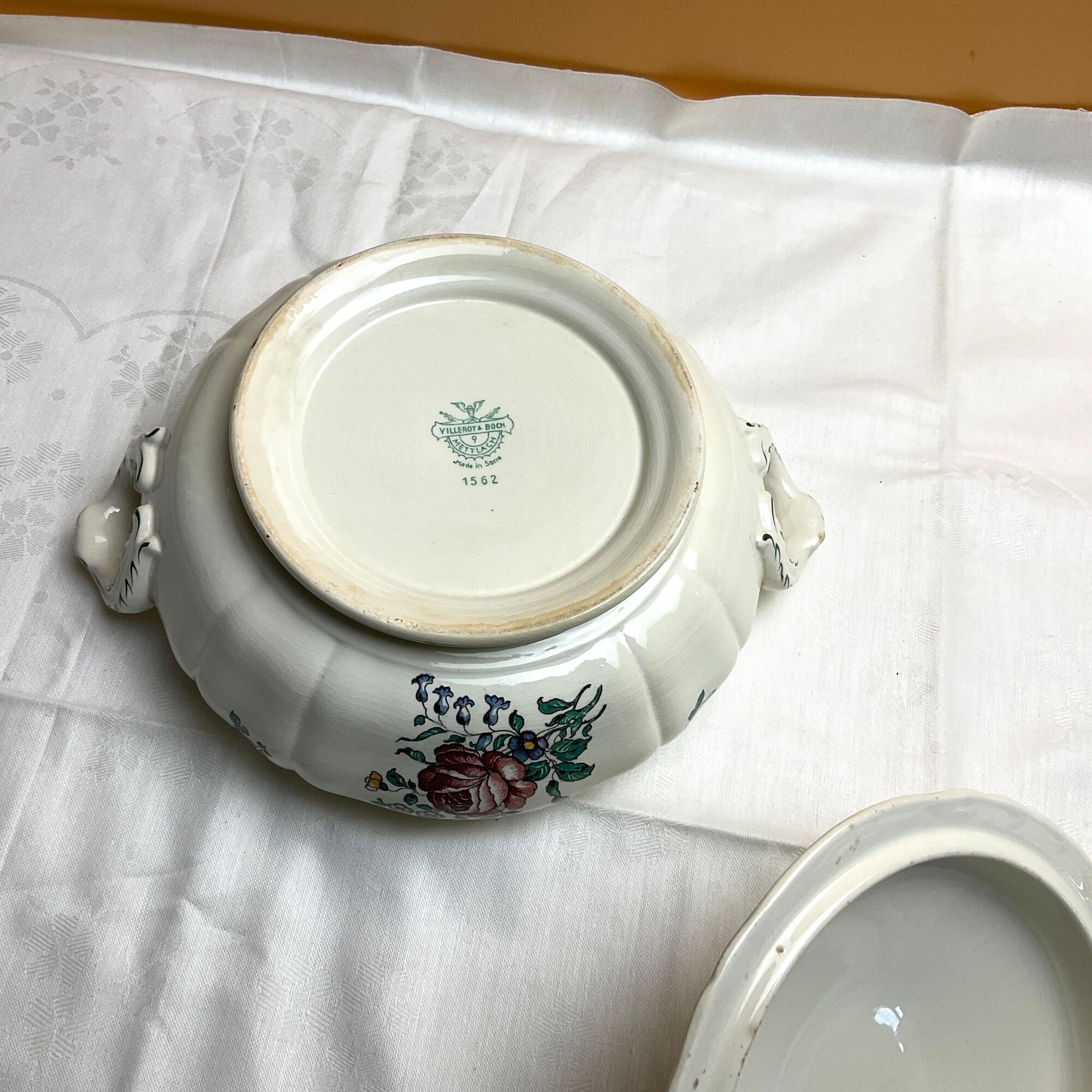 Former Vegetable Soup Pot Villeroy and Boch Mettlach Saarland