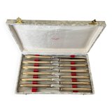 12 silver plated table knives