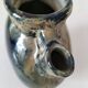Blue and beige glazed stoneware jug, model 218