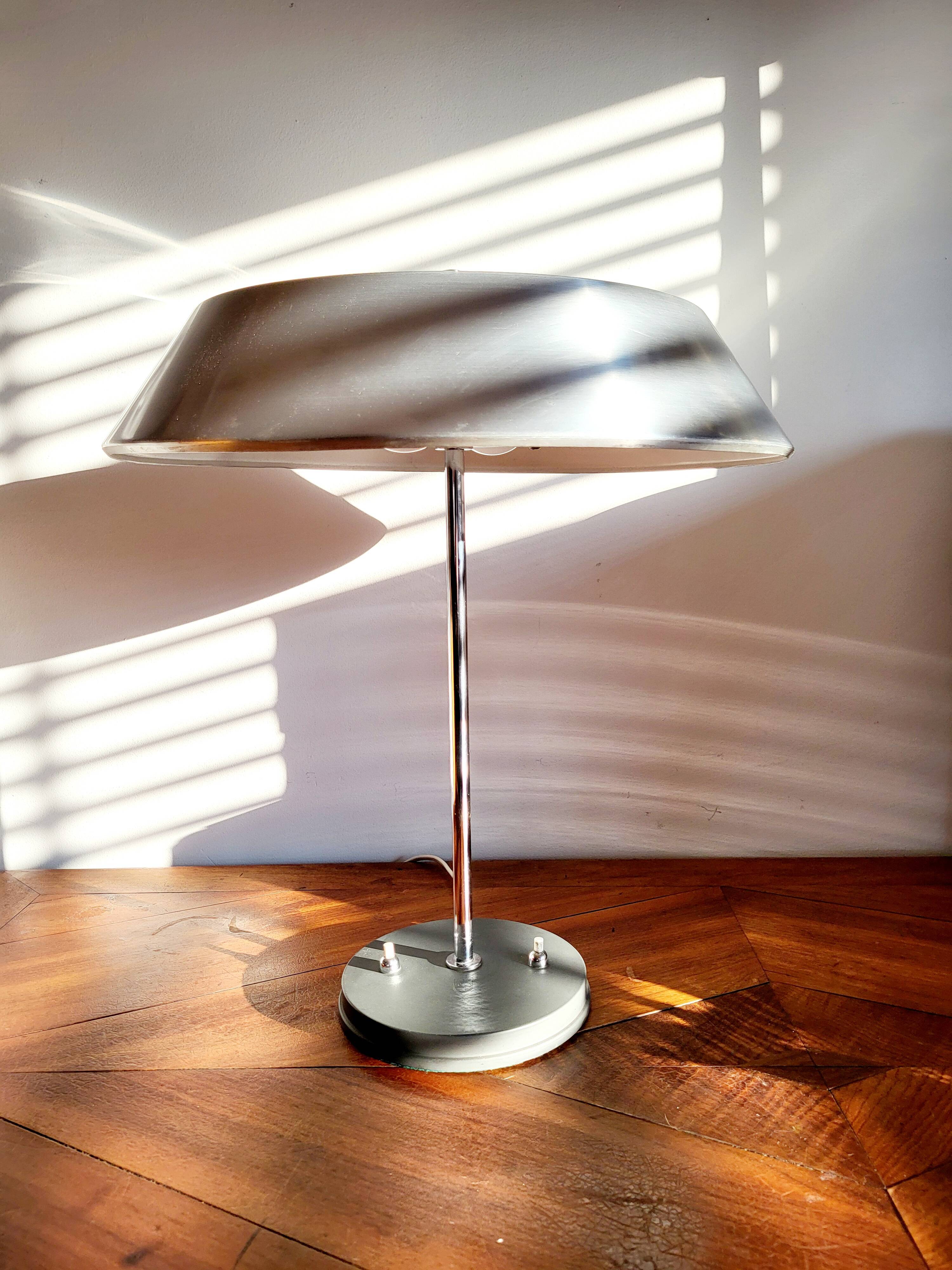 Lampe de bureau vintage Louis Kalff, modèle President, 1960, Nederland