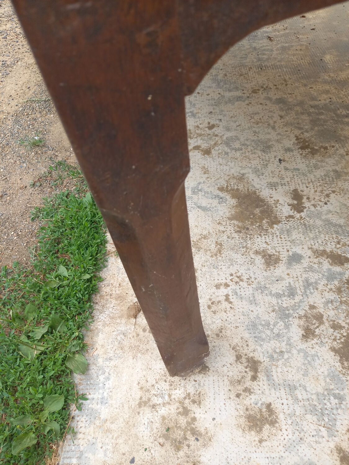 Very old office table