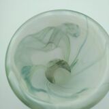 Glass paste vase. Signed JP Mateus 1996.