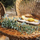 Vintage wicker chairs and table