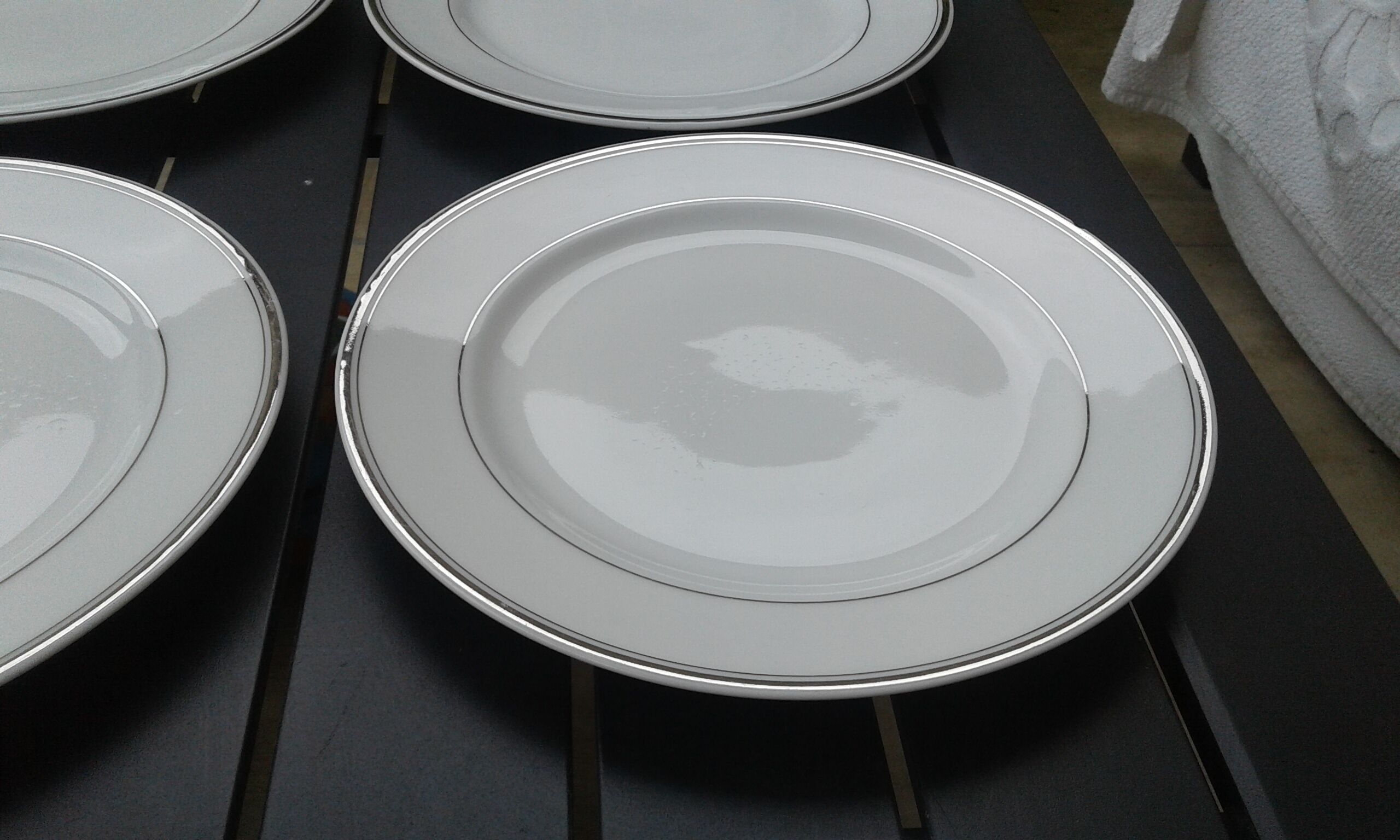 6 Porcelain plates . Limoges , Charles Ahrenfeldt