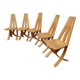Series 5 Epona chairs designed by Francis Taglan France