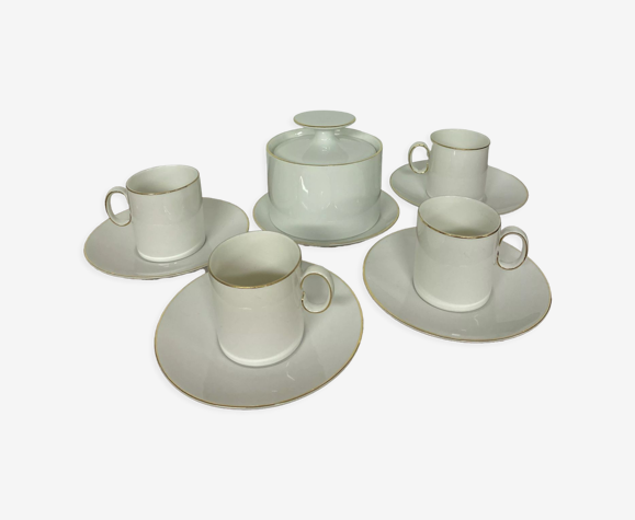Service à café en porcelaine