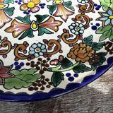 Plat Talavera - Céramique Mexicaine Vintage - Diamètre 29 cm
