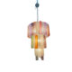 Suspension en verre de Murano italien, style pop art, années 1980.
