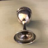 Coquetier Napoleon III solid silver poiçon Minerve with monogram L.M